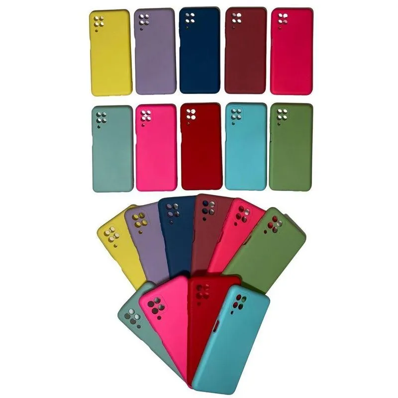 Capinha Sili.compativel Samsung Galaxy A12 Avel.vermelho