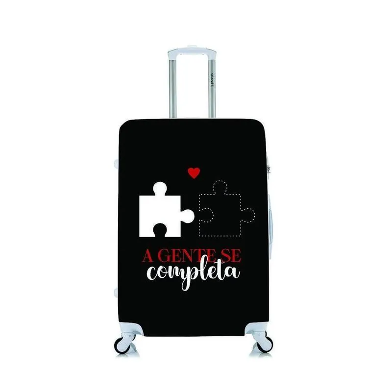 Capa Protetora Mala Viagem Personalizada Pequena A Gente Se