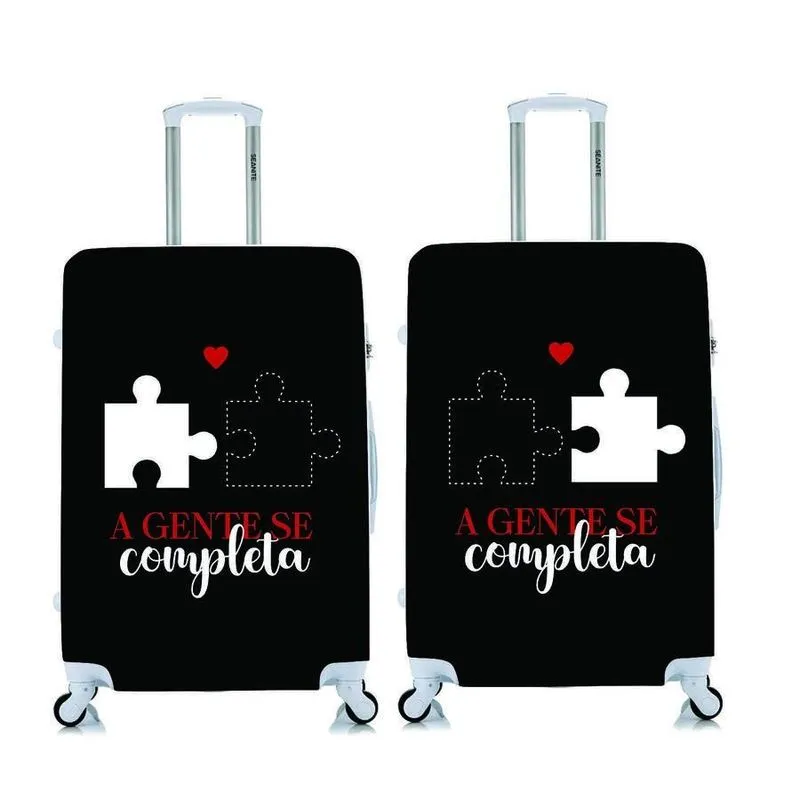 Capa Protetora Mala Viagem Personalizada Pequena A Gente Se