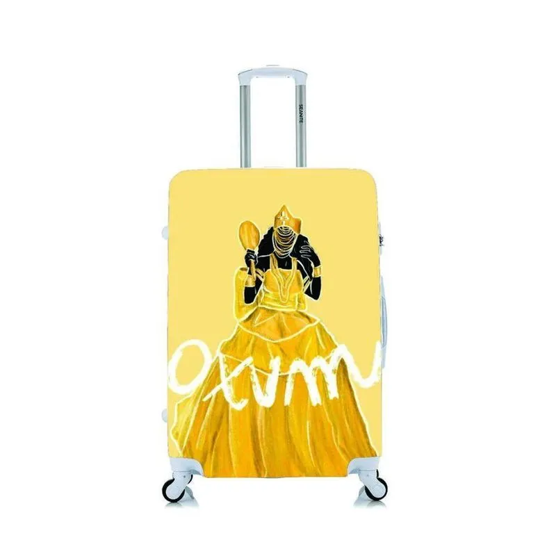 Capa Protetora Para Mala Viagem Personalizada Pequena Oxum