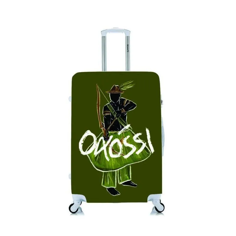 Capa Protetora Para Mala Viagem Personalizada Media Oxossi