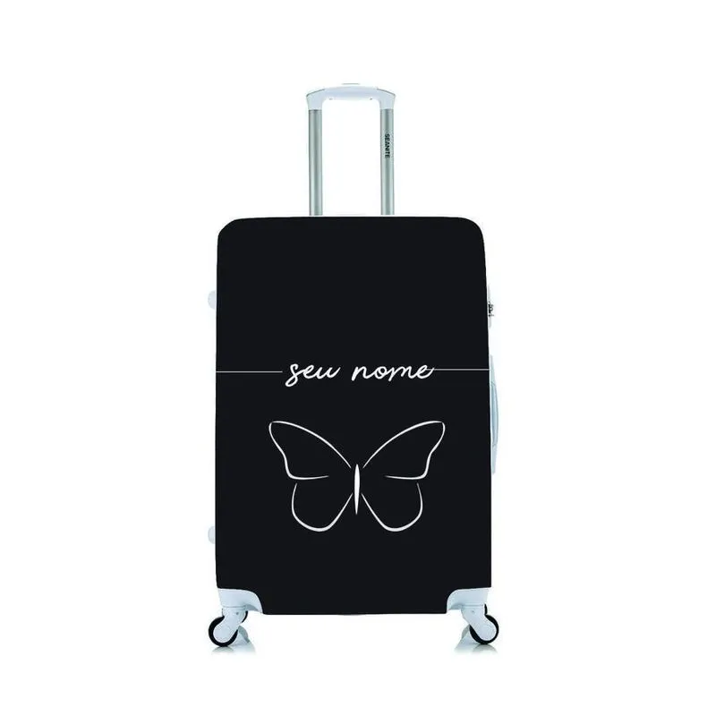 Capa Protetora Mala Viagem Personalizada Grande Borboleta