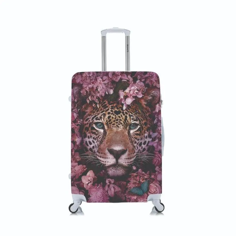 Capa Protetora Mala Viagem Personalizada Grande Onça Pintada