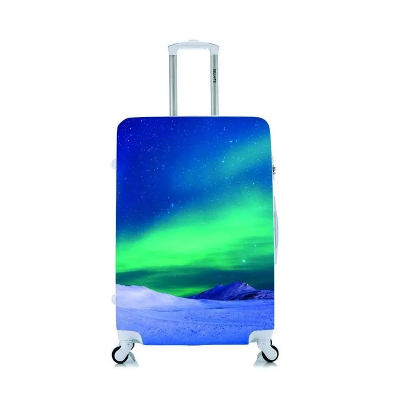 Capa Protetora Para Mala Viagem G Aurora Boreal