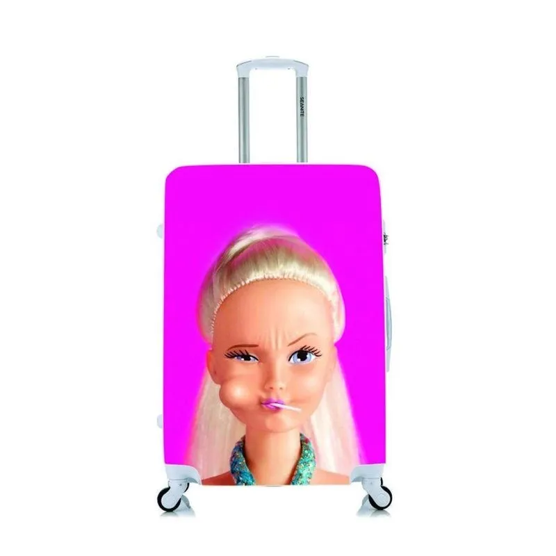 Capa Protetora Para Mala Barbie Pirulito