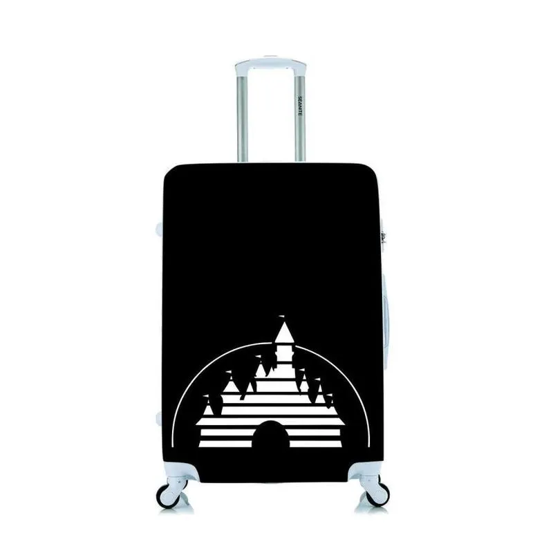 Capa Protetora Para Mala Viagem Personalizada Grande Castelo