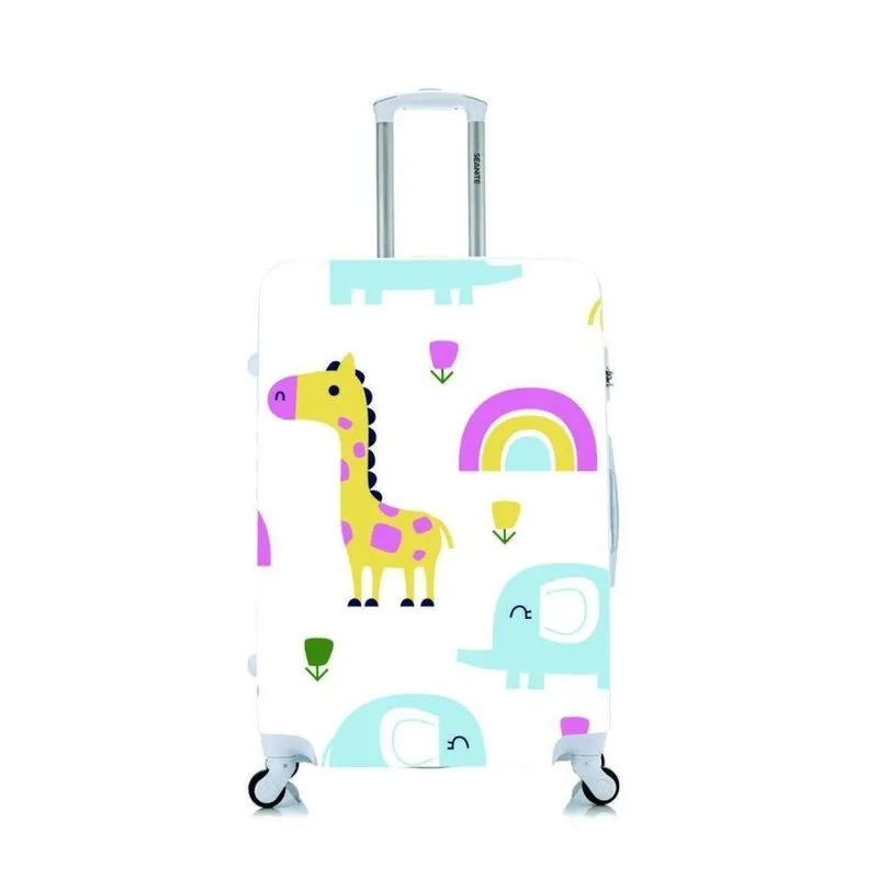 Capa Protetora Para Mala Viagem Personalizada Grande Girafas