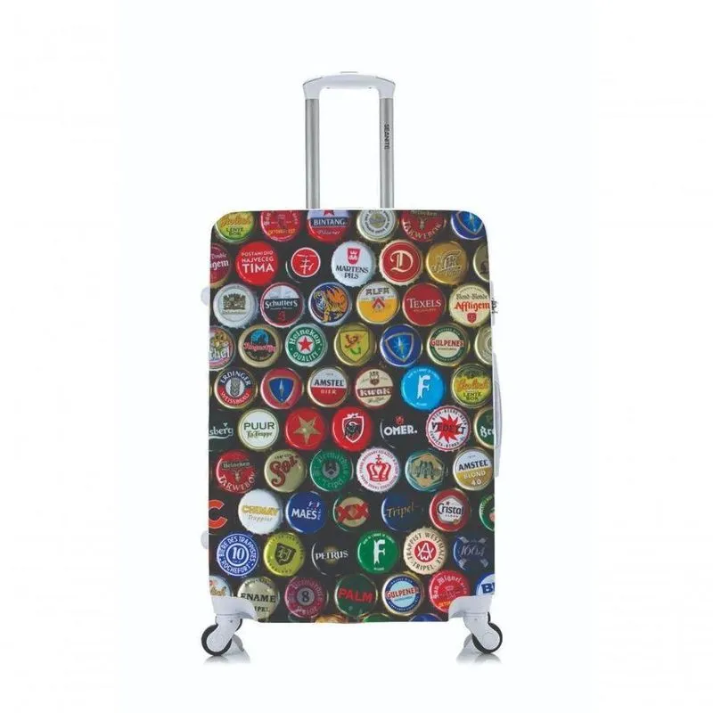 Capa Protetora Para Mala Viagem Personalizada Tampinhas