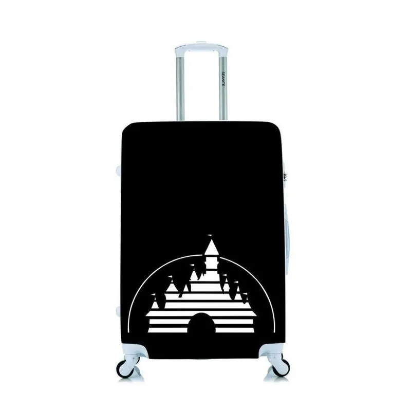 Capa Protetora Para Mala Viagem Personalizada Média Castelo