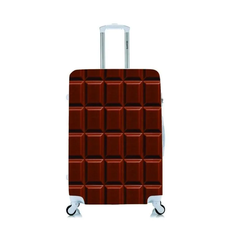 Capa Protetora P/ Mala Viagem Média Chocolate