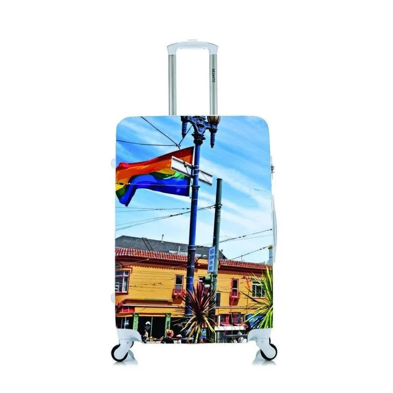 Capa Protetora P/ Mala Viagem Média Lgbt Cidade