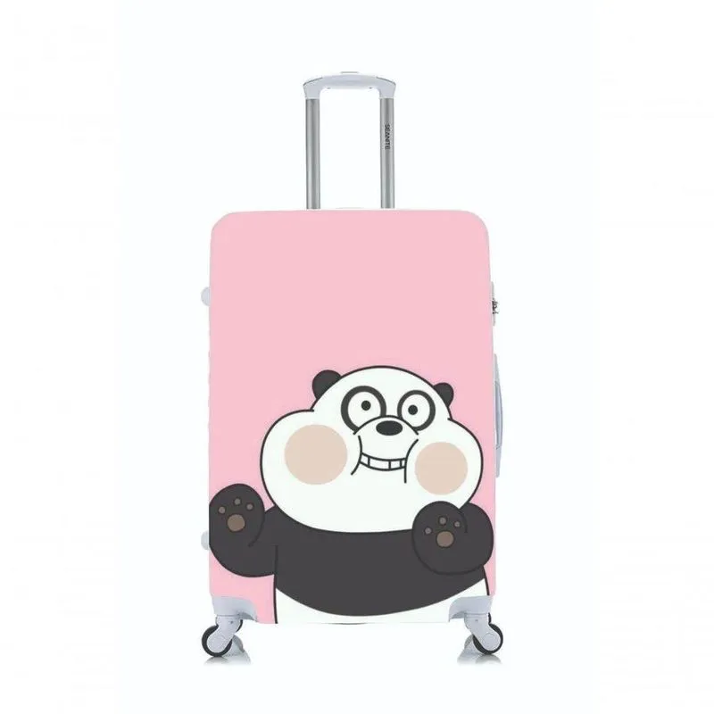 Capa Protetora Para Mala Viagem Média Urso Panda