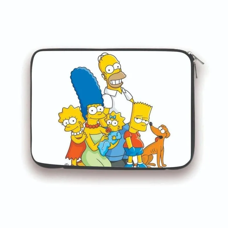 Capa Case Notebook 15,6 Personalizado Família Simpsons