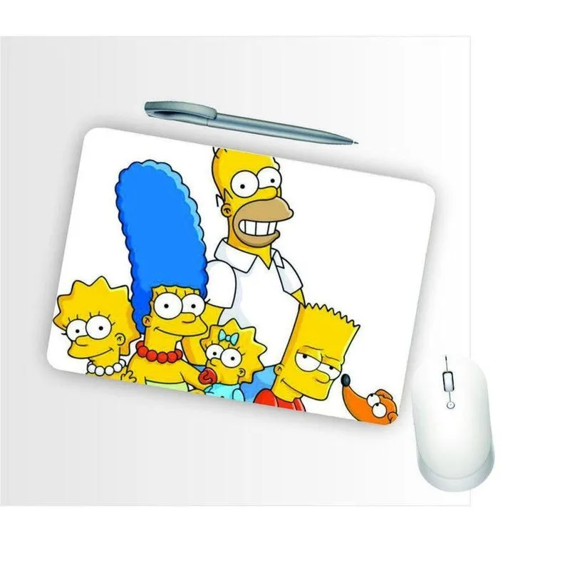 Mouse Pad Emborrachado Personalizado Família Simpsons
