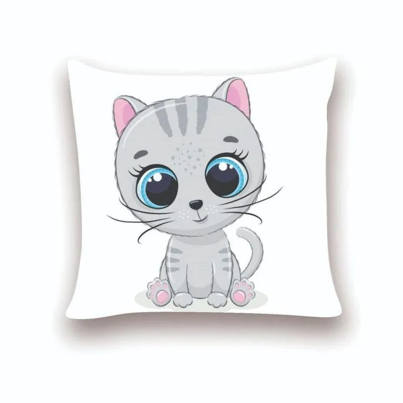 Almofada Decorativa 25x25 Personalizado Gatinho