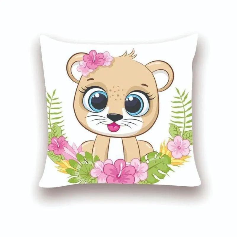 Almofada Decorativa 25x25 Personalizado Leoa