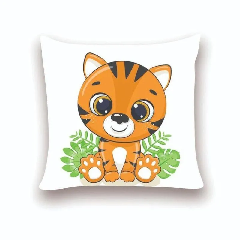 Almofada Decorativa 25x25 Personalizado Tigre
