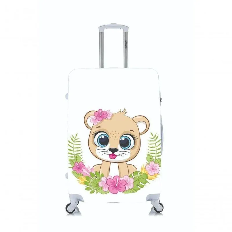 Capa Protetora Para Mala Viagem Personalizada Pequena Leoa