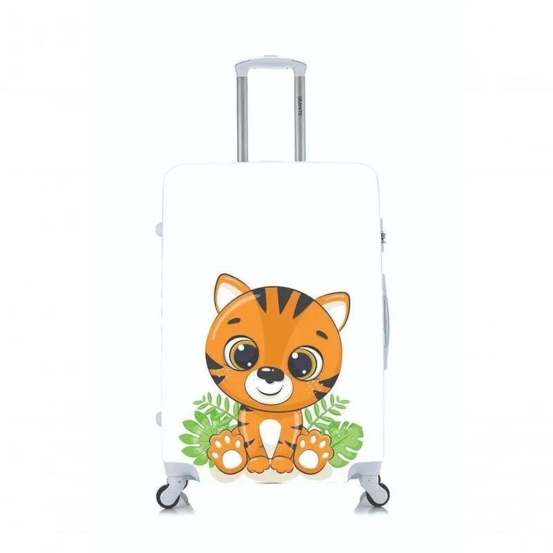 Capa Protetora Para Mala Viagem Personalizada Grande Tigre