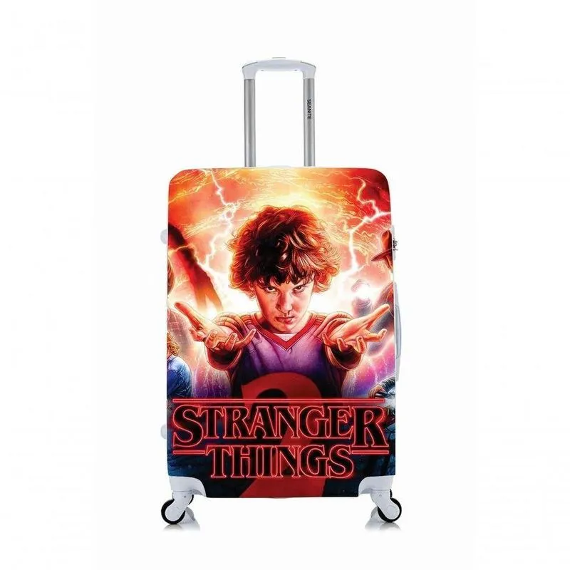 Capa Protetora Para Mala Pequena Serie Stranger Things