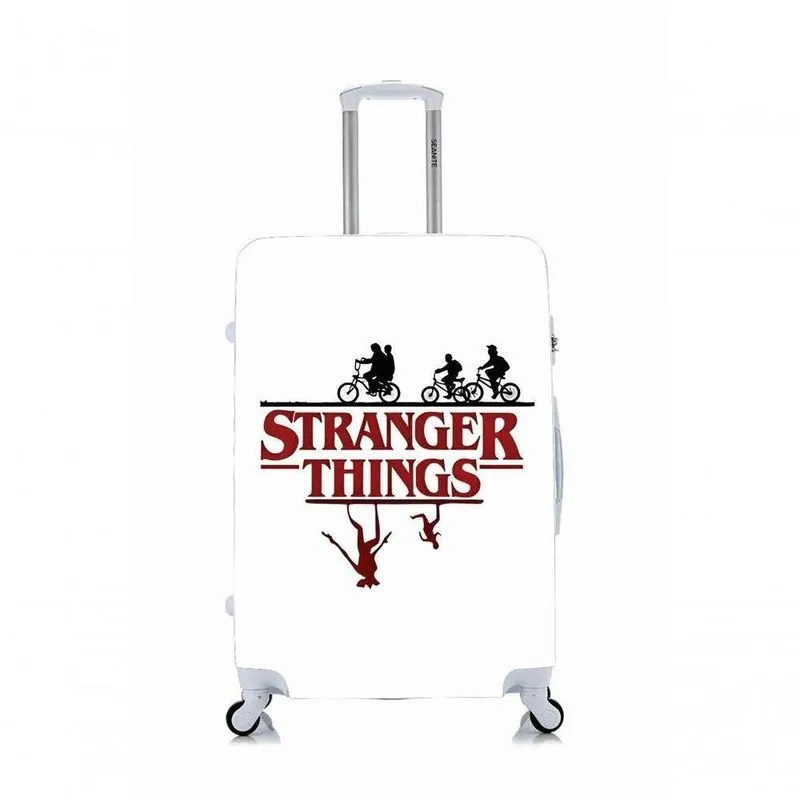 Capa Protetora Para Mala Pequena Stranger Things Letreiro