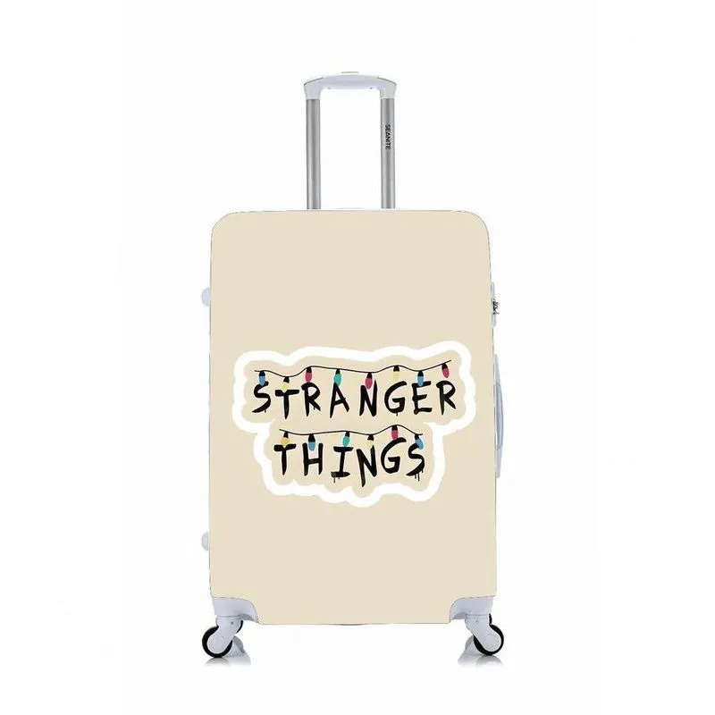 Capa P/ Mala Viagem Varal De Letras Stranger Things