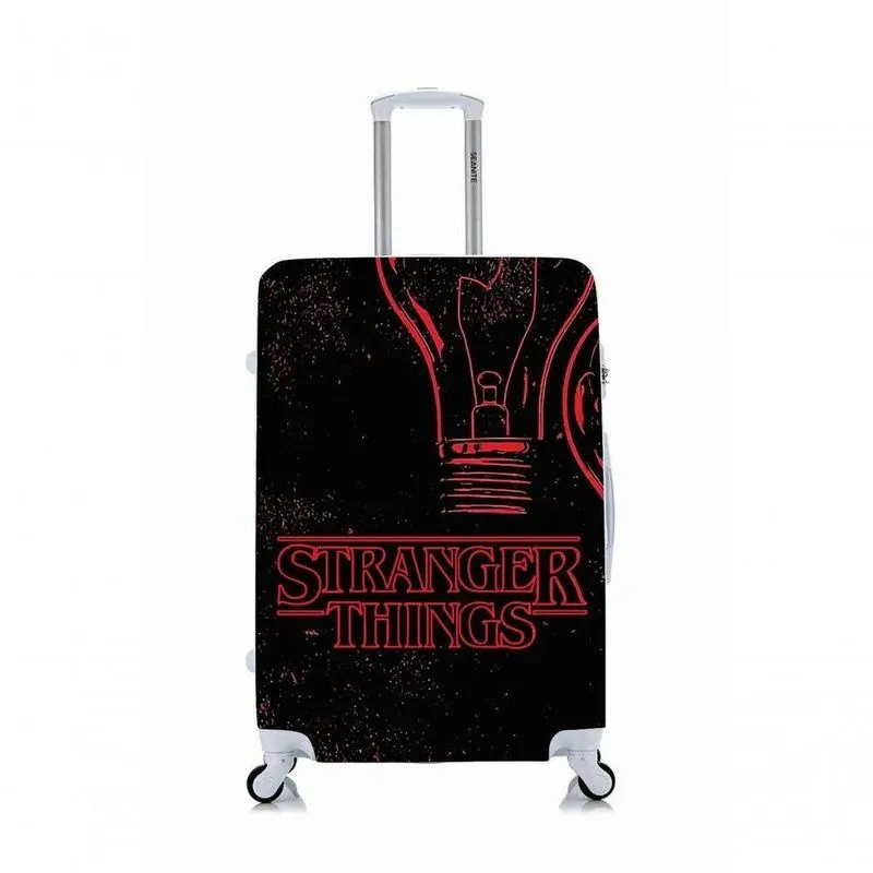 Capa Protetora Para Mala Media Stranger Things Lampadas