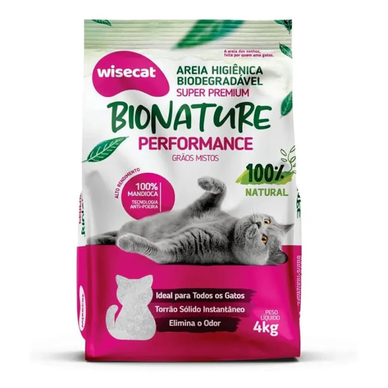 Wisecat Bionature Performance Grãos Mistos