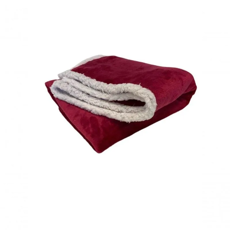 Cobertor Berço Sherpa Gran Peles Cereja 100 M X 120 M