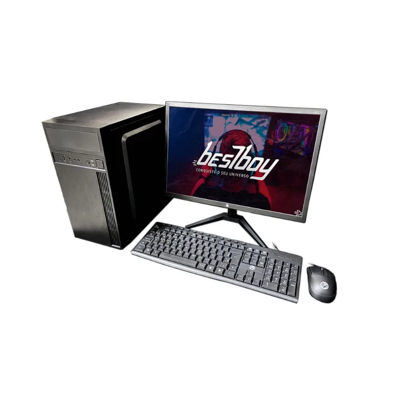 Computador Pc Cpu Completo Intel Core I3 8gb Ssd 120 Gb Monitor 15