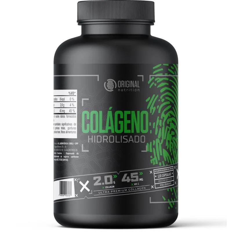 Colágeno Hidrolisado on 120 Cáps - Original Nutrition