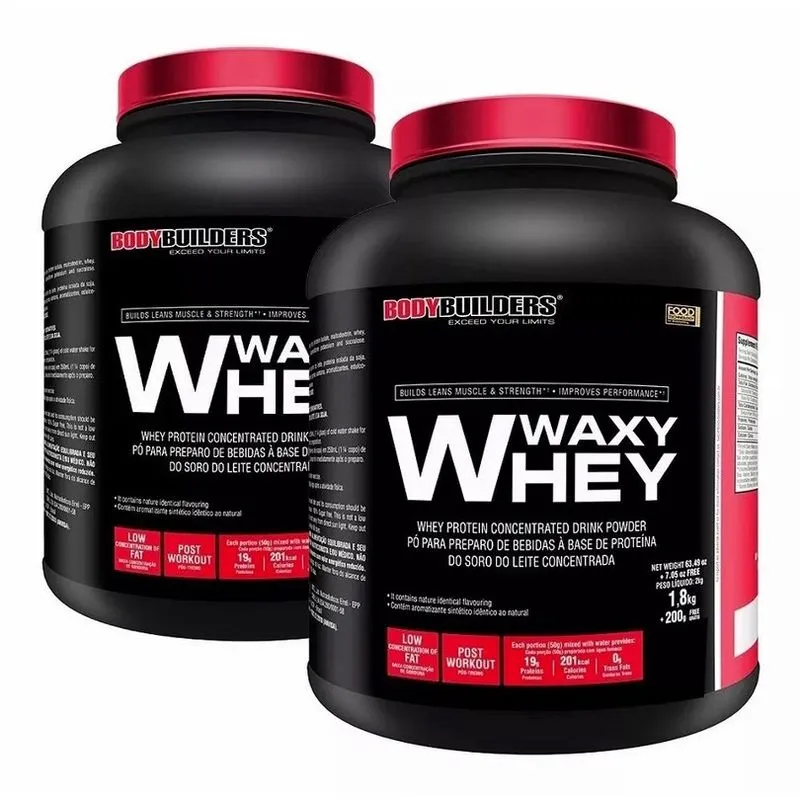 Combo 2x Whey Protein Waxy Whey 2kg - Bodybuilders