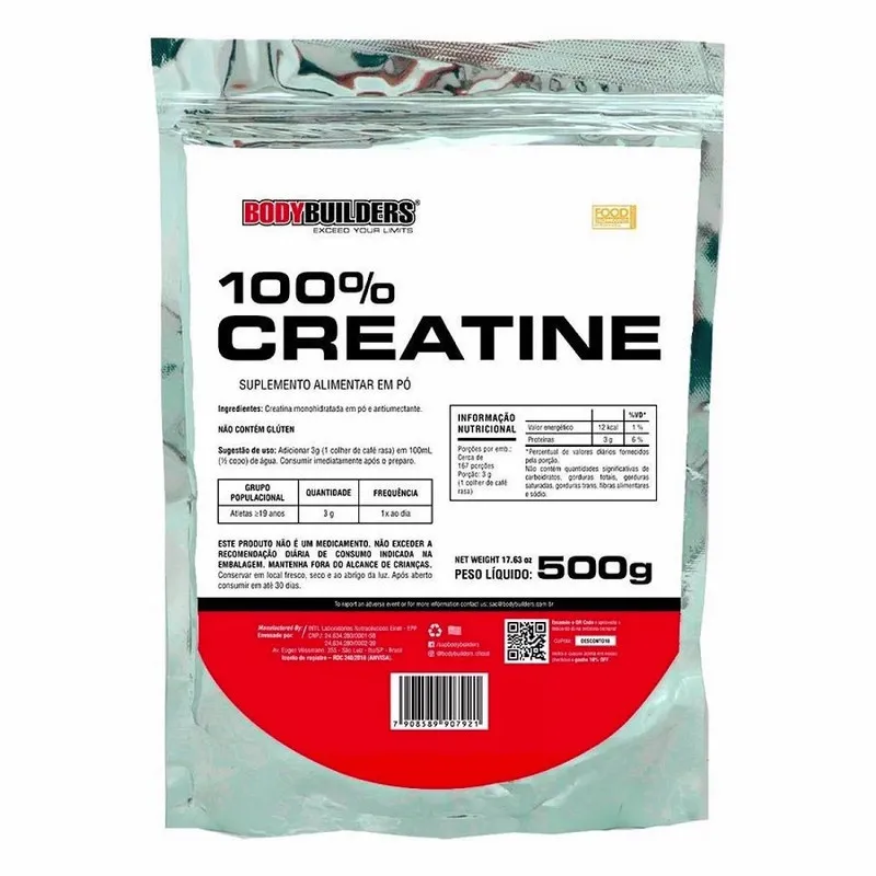 100% Creatina 500g – Bodybuilders