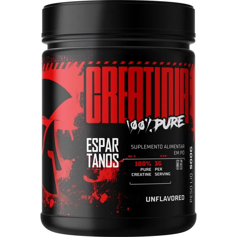 Creatina Monohidratada 100% Pure 500g - Espartanos
