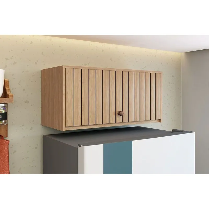 Armário Aéreo p/ Cozinha Torino c/ 1 porta 70cm Mel - Movelbento