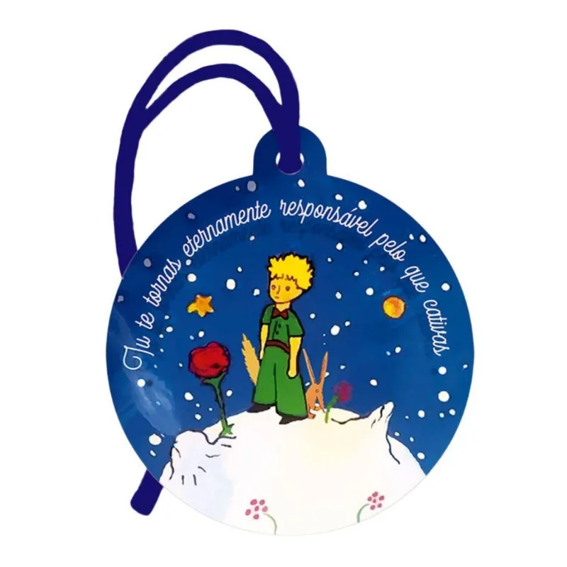 Tag Azul Temática Pequeno Príncipe Decoração Mdf 9x8cm - Wp