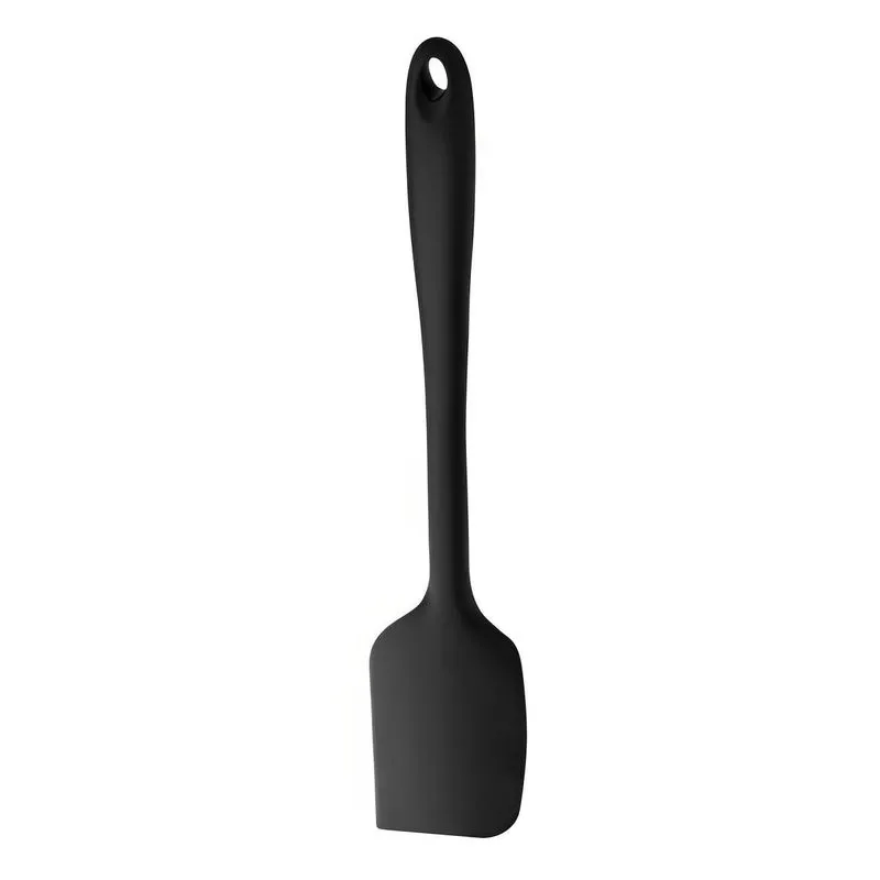 Meia Espátula De Silicone Para Culinária 21cm Preta - Wp