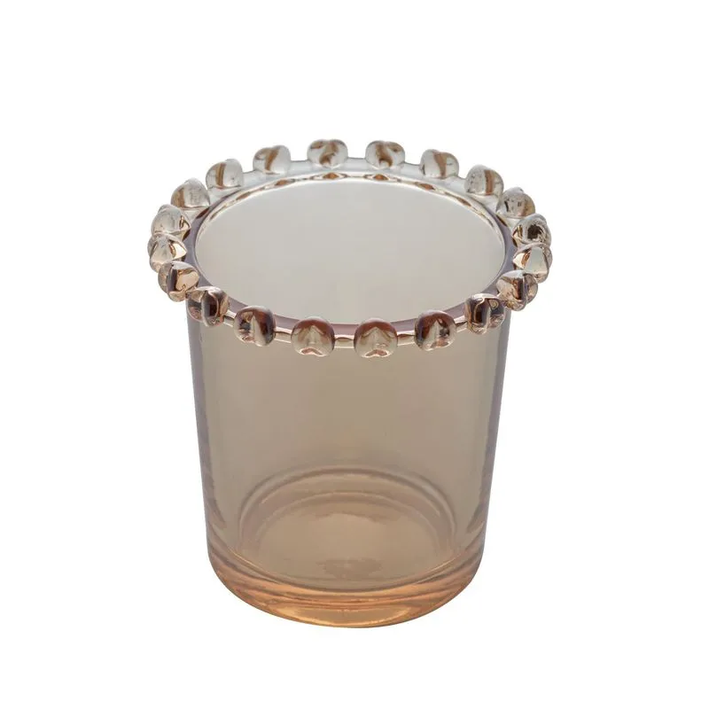 Porta Talher Coração De Cristal Para Mesa -wp - Âmbar