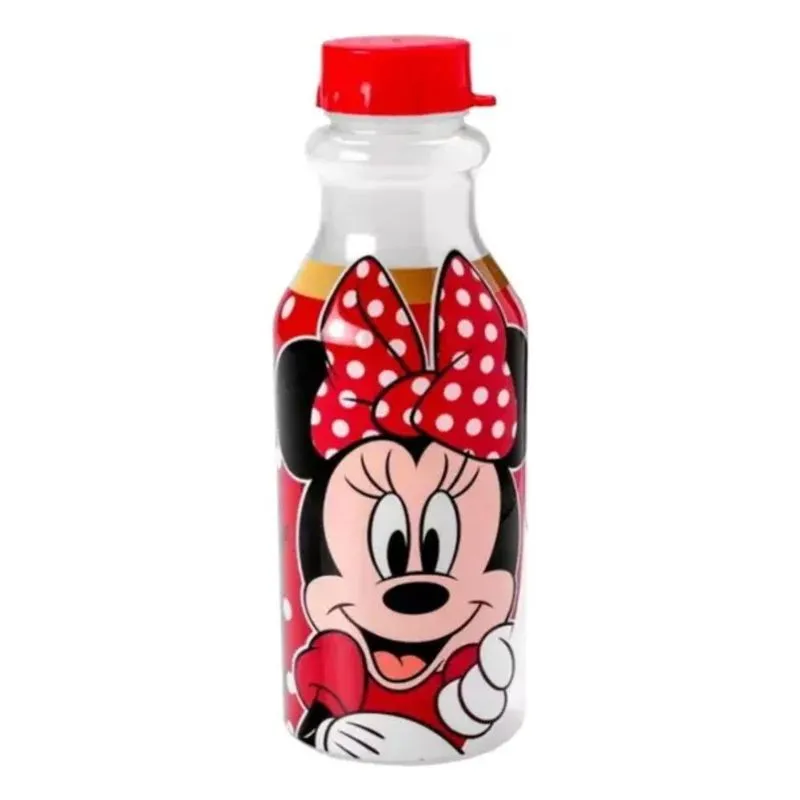 Garrafinha Minnie Mouse Vermelha 500ml De Água - Wp