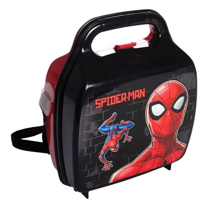 Maleta Lancheira Infantil Com Alça Do Homem Aranha - Wp