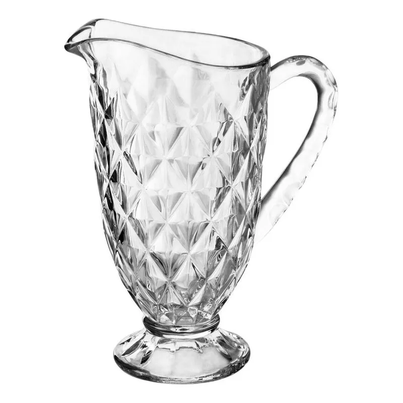 Jarra Vitral Verre Em Vidro Super Luxo 1,2 L - Wp - Clear