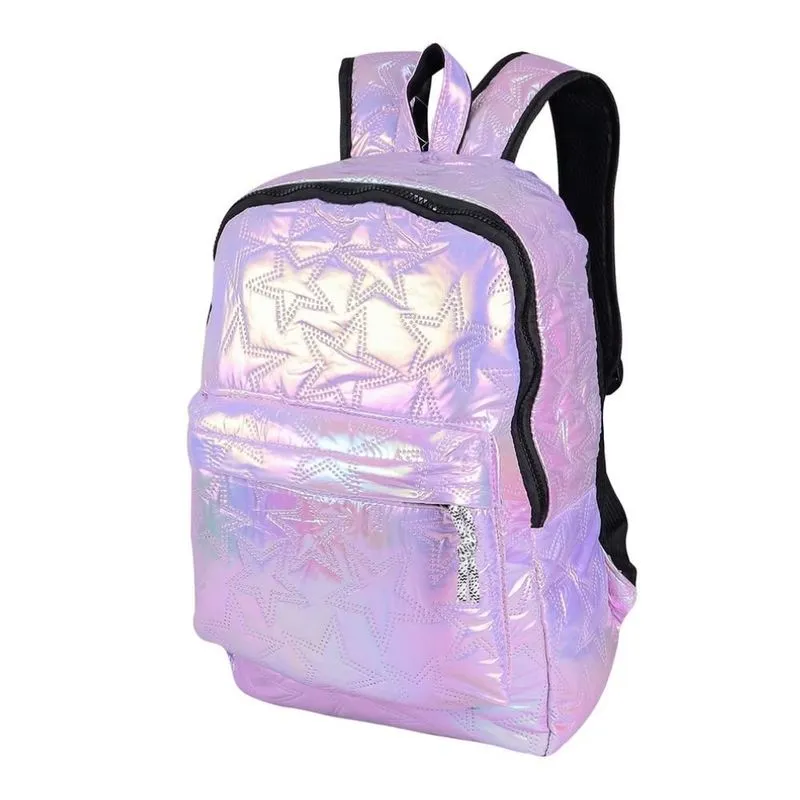 Mochila First Office Poliéster DF2476 Rosa (MP)