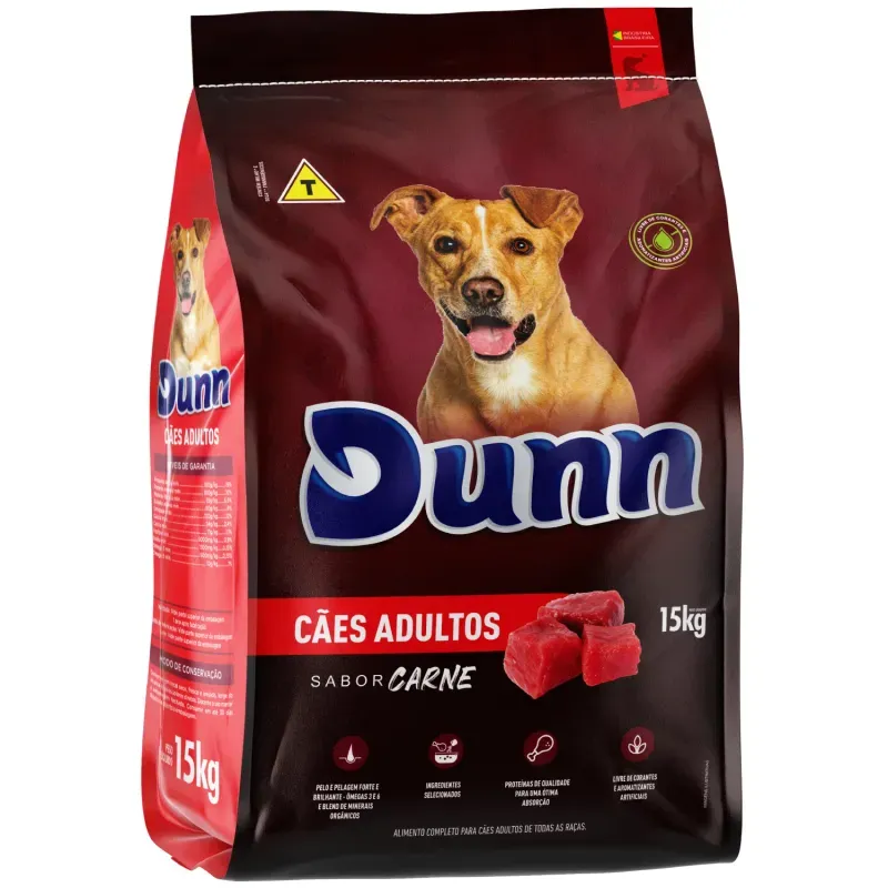 Ração Dunn para Cães Adultos Carne 15 kg