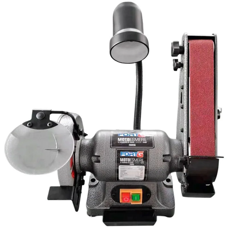Moto Esmeril 6 Pol. 375W com Lixadeira de Cinta