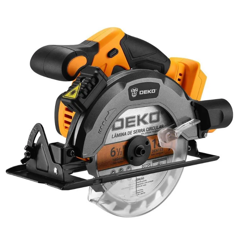 Serra Circular 6.1/2 Pol. 20V para Madeira sem Bateria deko
