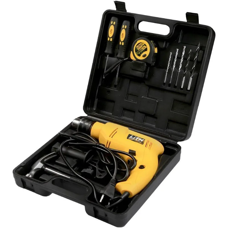 Furadeira de Impacto 1/2 Pol 720W 110V com Maleta Acessórios
