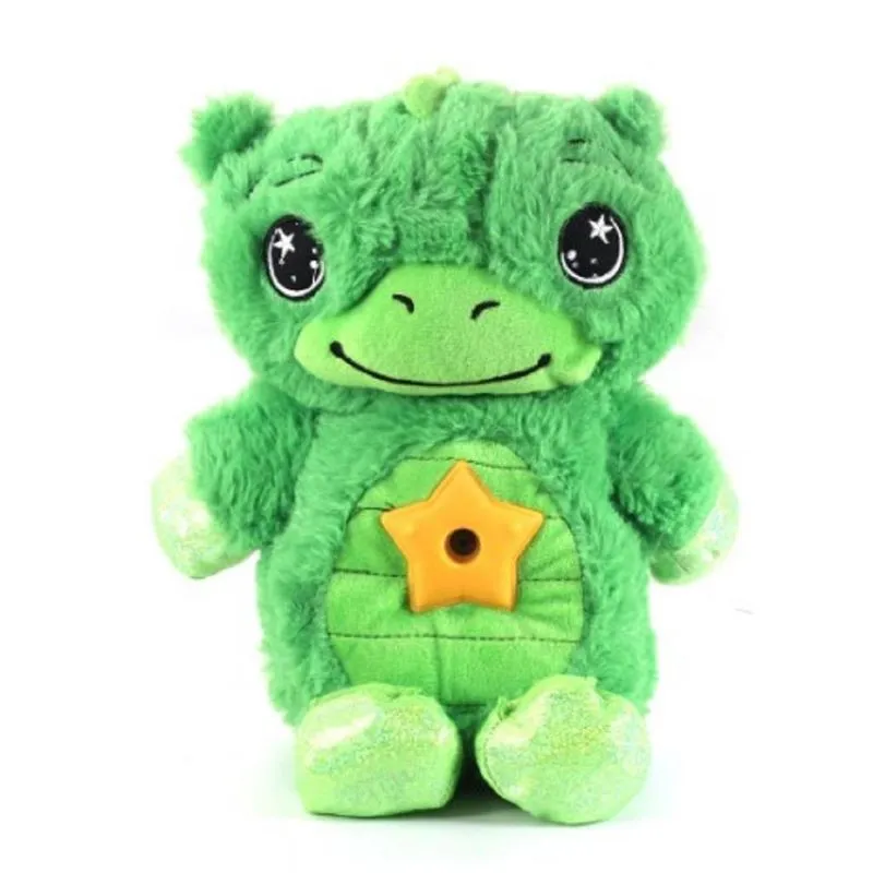 Urso De Pelúcia Luminária Com Projetor De Luz Na Barriga