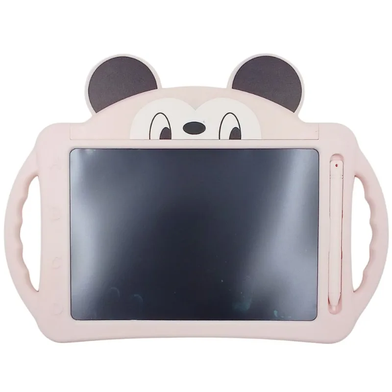 Lousa Mágica Urso 28x21cm em Plástico WS Comercio-Rosa