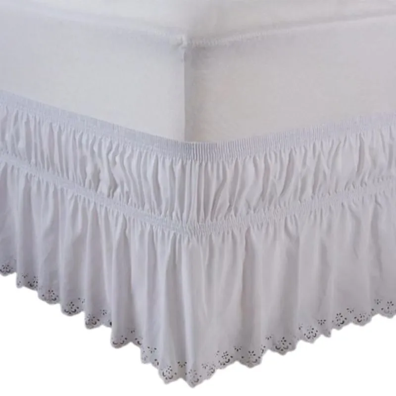 Saia Para Colchão Box Padrão - Microfibra 138 X 188cm Bordado