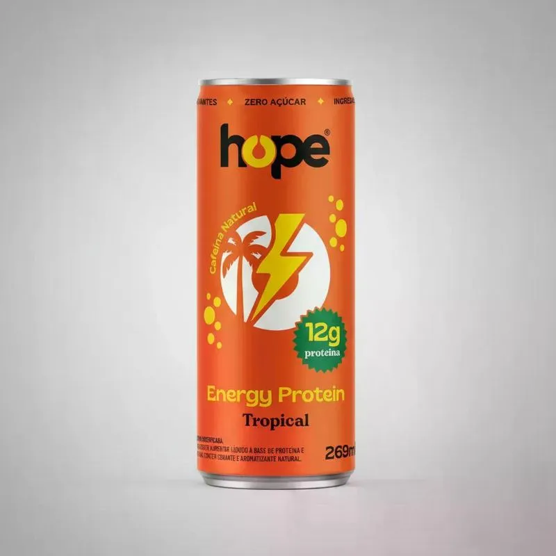 Energy Protein Tropical 12g Hope 269ml - 6un
